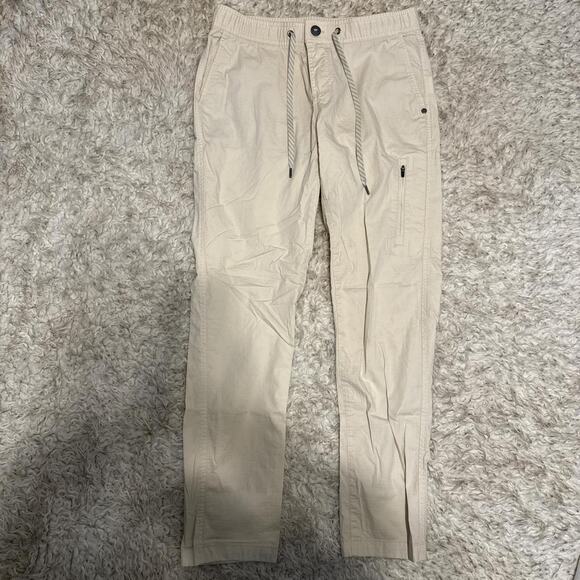 Vuori organic cotton ripstop utility panys- khaki-small - Picture 3 of 6